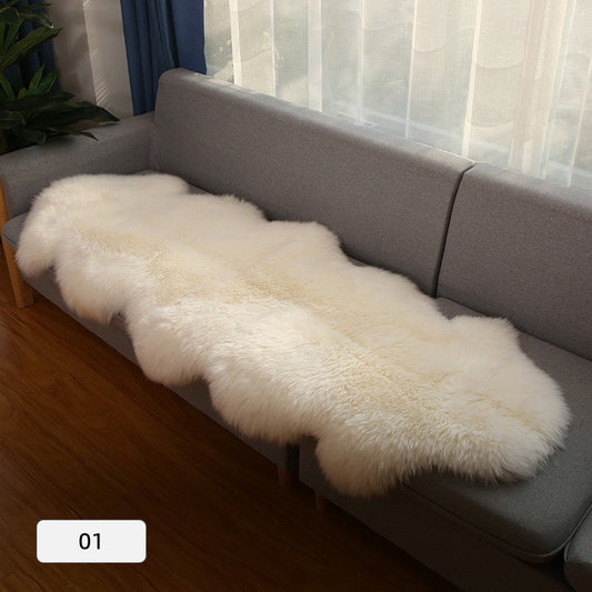 オーストラリア産高品質シープスキンラグ:厚手の長毛、快適さと贅沢さの完璧な融合(Sheepskin)