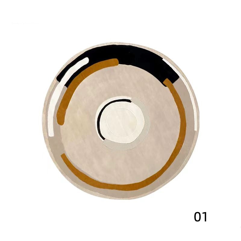 高級手作りタフティングガン刺しカーペット(circle)