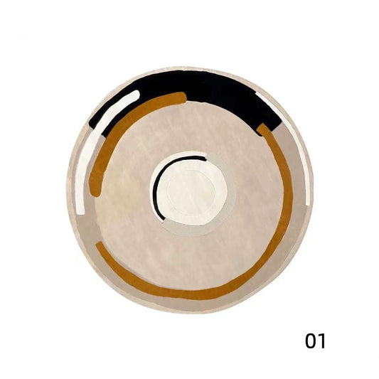 高級手作りタフティングガン刺しカーペット(circle)