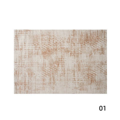 定番北欧風3Dデザインのウィルトン織カーペット(meredith-orange)