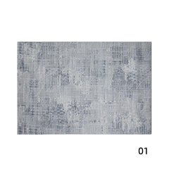 定番北欧風3Dデザインのウィルトン織カーペット(meredith-blue)