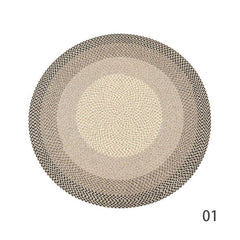 90%天然ヤク毛と天然素材のみ使用した手織りカーペット!長くご愛用できる高品質な一品(ORBIT)