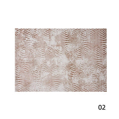 定番北欧風3Dデザインのウィルトン織カーペット(meredith-orange)