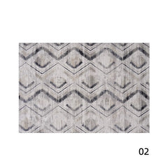 定番北欧風3Dデザインのウィルトン織カーペット(meredith-blue)