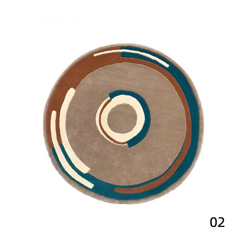 高級手作りタフティングガン刺しカーペット(circle)