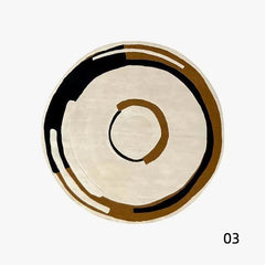 高級手作りタフティングガン刺しカーペット(circle)