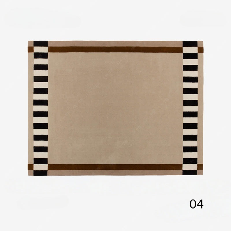 高級手作りタフティングガン刺しカーペット(Frame Stripe)