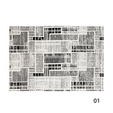 定番北欧風3Dデザインのウィルトン織カーペット(Celluloid)