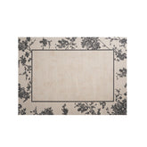 定番北欧風3Dデザインのウィルトン織カーペット(Blooming Flowers)