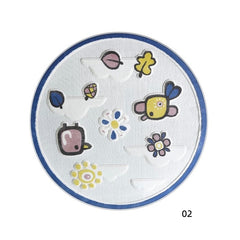 定番北欧風3Dデザインのウィルトン織カーペット(Zoo)