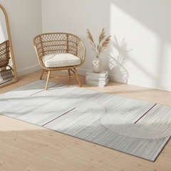 定番北欧風3Dデザインのウィルトン織カーペット(Zen Echo)