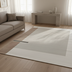 定番北欧風3Dデザインのウィルトン織カーペット(Erhai Blue)