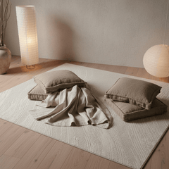 定番北欧風3Dデザインのウィルトン織カーペット(Simple Love)