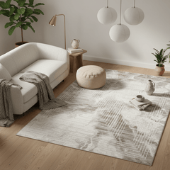 定番北欧風3Dデザインのウィルトン織カーペット(Nantien Grove)