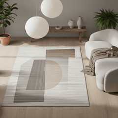 定番北欧風3Dデザインのウィルトン織カーペット(Nantien Grove)