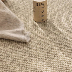 純天然羊毛を使用した手編みのカーペット!長くご愛用できる高品質な一品(Tranquility)