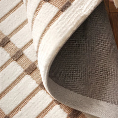 モダンフレンチがかわいい。立体カットデザイン高級ウィルトン織カーペット(Biscuit)