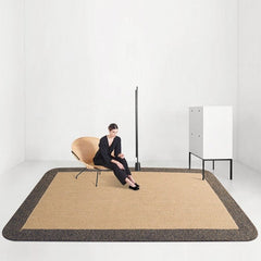 夏季に適した天然ジュート製カーペット(18)