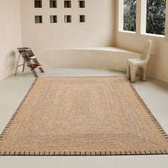 夏季に適した天然ジュート製カーペット(14)