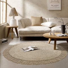 夏季に適した天然ジュート製カーペット(29)