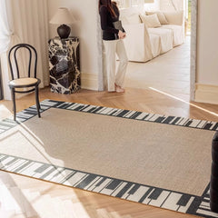 定番北欧風3Dデザインのウィルトン織カーペット(Piano Keys)