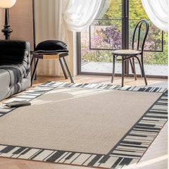 定番北欧風3Dデザインのウィルトン織カーペット(Piano Keys)