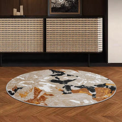 定番北欧風3Dデザインのウィルトン織カーペット(Moonlit Garden)