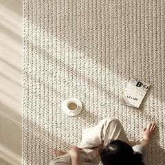 天然素材のみ使用した手織りカーペット!長くご愛用できる高品質な一品(wheat ear)