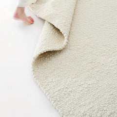 天然素材のみ使用した手織りカーペット!長くご愛用できる高品質な一品(Pebble)