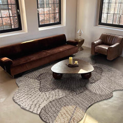 高級手作りタフティングガン刺しカーペット(Earthen Loom)