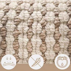 定番北欧風3Dデザインのウィルトン織カーペット(BGL)