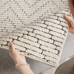 定番北欧風3Dデザインのウィルトン織カーペット(Waterproof Carpet-02)