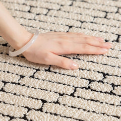 定番北欧風3Dデザインのウィルトン織カーペット(Waterproof Carpet-02)