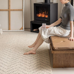 定番北欧風3Dデザインのウィルトン織カーペット(Waterproof Carpet-02)