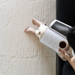 定番北欧風3Dデザインのウィルトン織カーペット(Faustin)