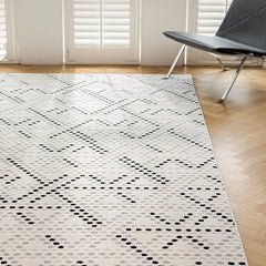 定番北欧風3Dデザインのウィルトン織カーペット(Waterproof Carpet-14)