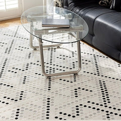 定番北欧風3Dデザインのウィルトン織カーペット(Waterproof Carpet-14)