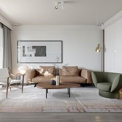 定番北欧風3Dデザインのウィルトン織カーペット(brs)