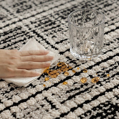 定番北欧風3Dデザインのウィルトン織カーペット(Waterproof Carpet-10)