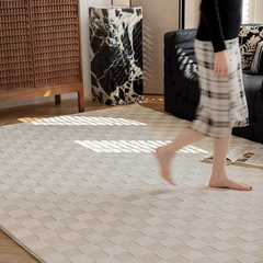 定番北欧風3Dデザインのウィルトン織カーペット(Dawn Dusk)