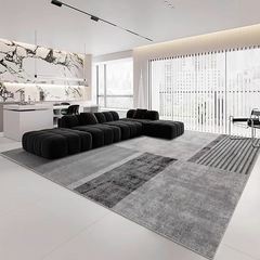 定番北欧風3Dデザインのウィルトン織カーペット(Sea of Clouds)