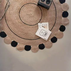 夏季に適した天然ジュート製カーペット(Planet)