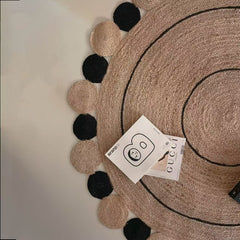 夏季に適した天然ジュート製カーペット(Planet)