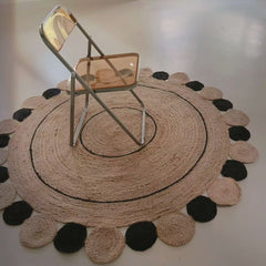 夏季に適した天然ジュート製カーペット(Planet)