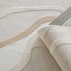 高級手作りタフティングガン刺しカーペット(wave)