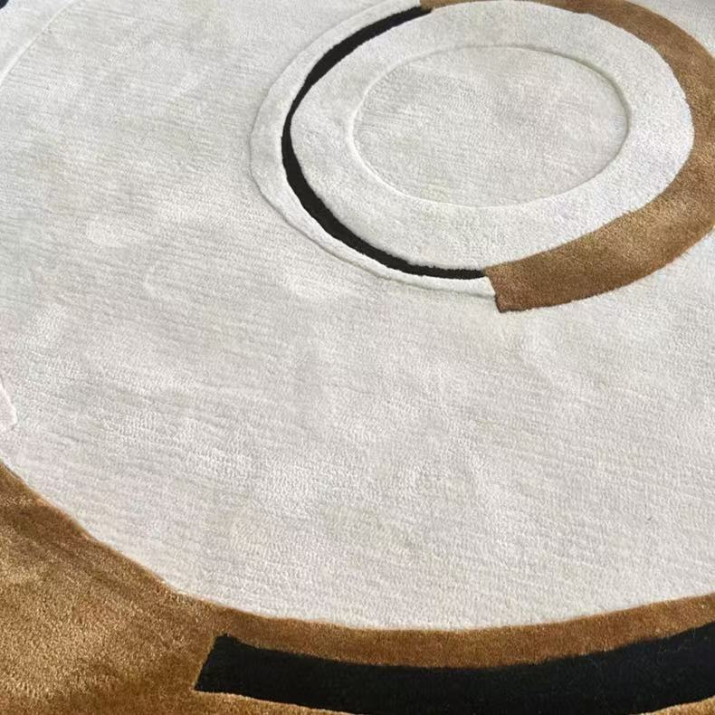 高級手作りタフティングガン刺しカーペット(circle)