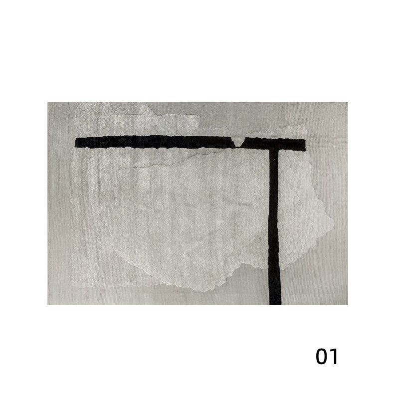 高級手作りタフティングガン刺しカーペット（ink painting）