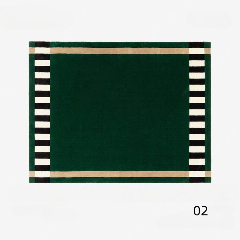 高級手作りタフティングガン刺しカーペット（Frame Stripe）