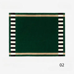 高級手作りタフティングガン刺しカーペット（Frame Stripe）