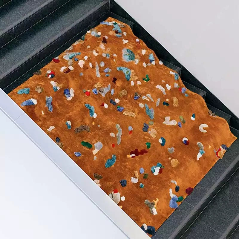 高級手作りタフティングガン刺しカーペット（Confetti Field）